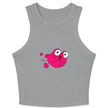 Discover Disney Treasure Planet Morphss Pink Blob Hawaiians Crop Tank Top