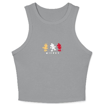 Discover Amazon Essentials Disney Mickey Silhouette Trio Crop Tank Top