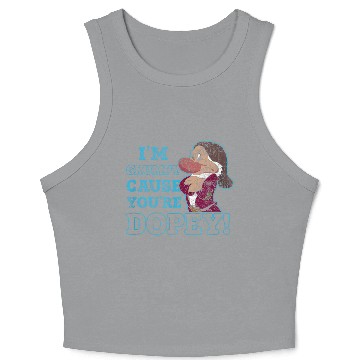 Discover Disneyss Snow White Grumpy Because You're Dopey Crop Tank Top