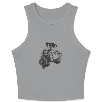 Discover Disney Pixar Wall-E Spray Paint Stencil Crop Tank Top