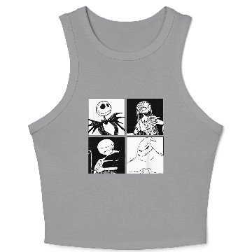 Discover Disneyss Nightmare Before Christmas Four Box Crop Tank Top