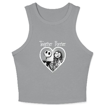 Discover Disneyss Nightmare Before Christmas Drip Heart Crop Tank Top