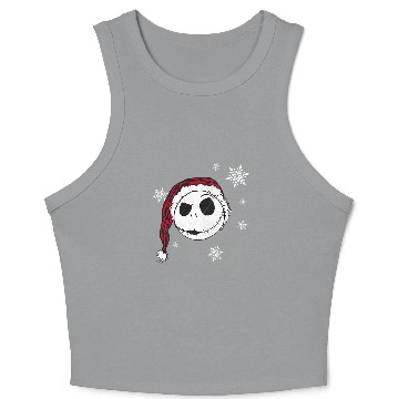 Discover Disneys Jack Skellington Snowflakes Swea Swea Crop Tank Top