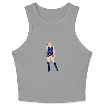 Discover Navy Midnights Bodysuit Eras Tour Crop Tank Top