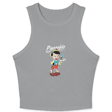 Discover Disney Pinocchio And Jiminy Cricket Crop Tank Top