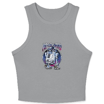 Discover Star Wars R2D2 Metal Head  Disney Crop Tank Top