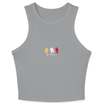 Discover Amazon Essentials Disney Mickey Silhouette Trio Crop Tank Top