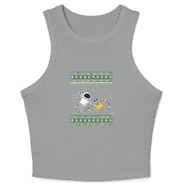 Discover Disney Pixar Wall-E Eve Ugly Christmas Sweater Baseball Jerseys Crop Tank Top