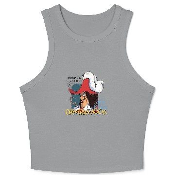 Discover Disney Villains Captain Hook Skull Rock Peter Pan was Here Baseball Jerseys Crop Tank Top