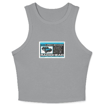 Discover Radiohead Unisex Crop Tank Top: Carbon Patch