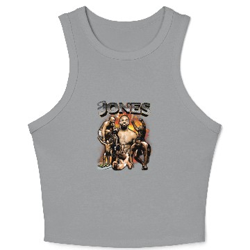 Discover Jon Jones Vintage Crop Tank Top