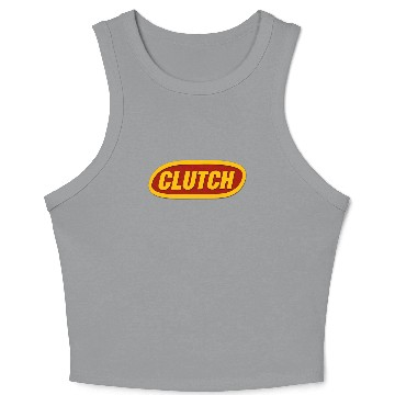 Discover Clutch Rock band Crop Tank Top