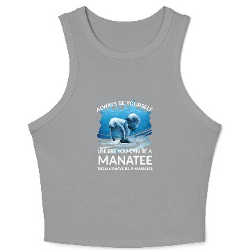 Discover Manatees T- Shirt3157 Crop Tank Top