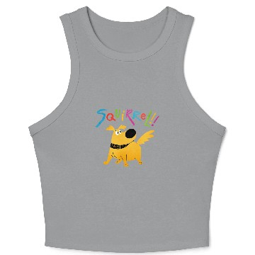 Discover Disney Pixar UP Dug Squirrel Pose Crop Tank Top