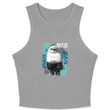 Discover Disney Moana Maui Half Shark Crop Tank Top
