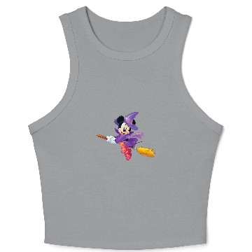 Discover Disneys halloween minnie witch raglan baseball Hawaiians Crop Tank Top