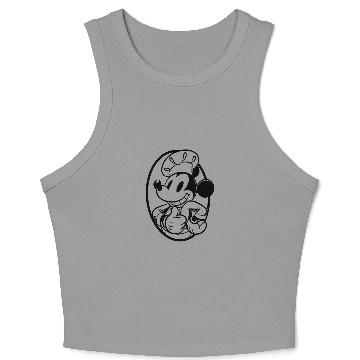 Discover Disney Mickey Mouse Chef Mickey Outline Crop Tank Top