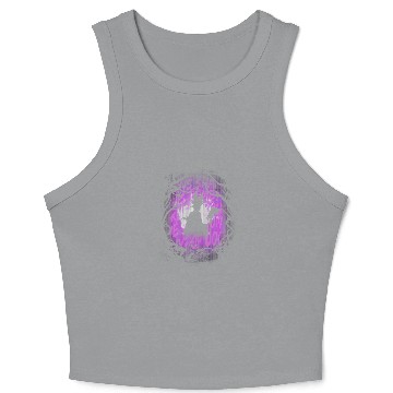 Discover Disneys sleeping beauty maleficent purple hue silhouette Baseball Jerseys Crop Tank Top