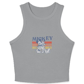Discover Disneys Mickeys and friends Mickeys and pluto line raglan baseball Baseball Jerseys Crop Tank Top