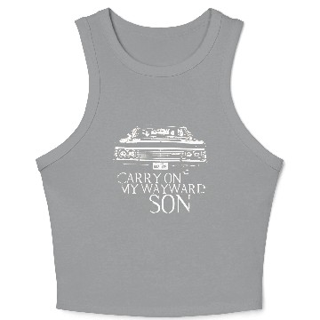 Discover Supernatural Dean Winchester Impala Crop Tank Top