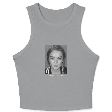 Discover Lindsay Lohan, 2013 Mugshot Crop Tank Top