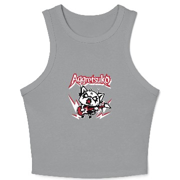 Discover Aggretsuko Rocker Rage Crop Tank Top