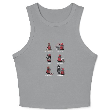 Discover Busy Little Dalek Crop Tank Top