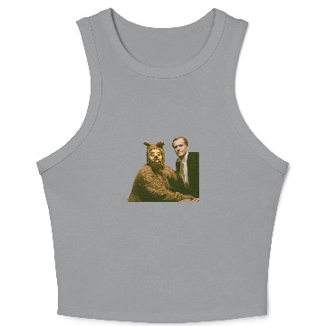 Discover The Shining Creepy Bear Crop Tank Top