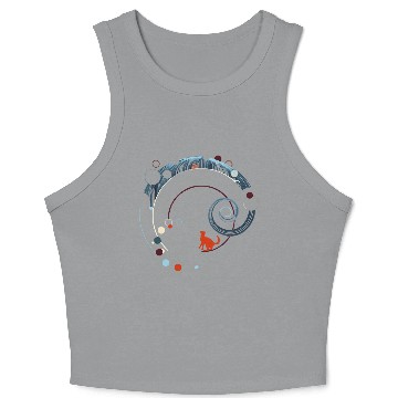 Discover Digital Playground Crop Tank Top