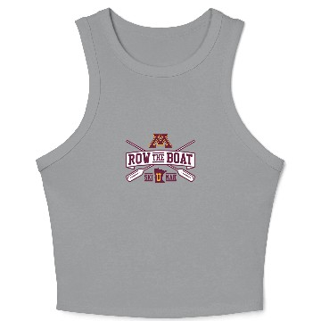 Discover row the boat minnesota Crop Tank Top