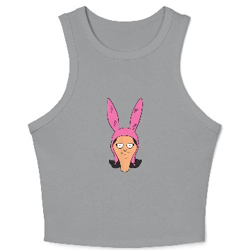 Discover Bob's Burgers Louise Angry Big Face Baseball Jerseys Crop Tank Top