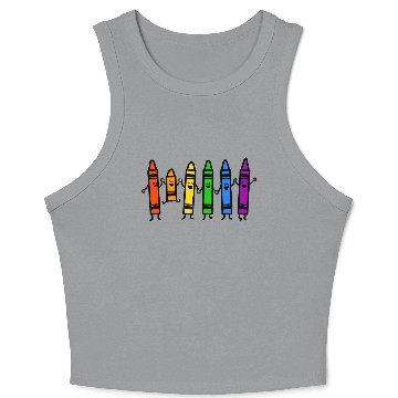 Discover New Friends Forever Crop Tank Top