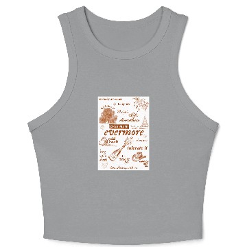 Discover Evermore Tayl0r Swift print 3D Crop Tank Top