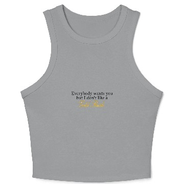 Discover Gold Rush Tayl0r Swift lyrics Hawaiians Crop Tank Top