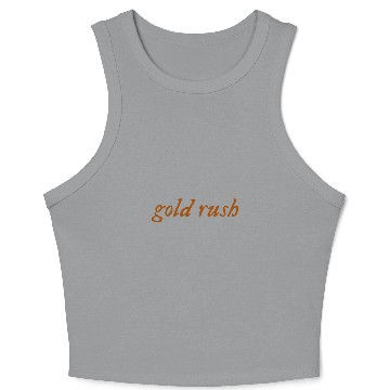 Discover Gold Rush Tayl0r Swift 3D Crop Tank Top