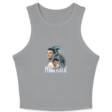 Discover I Love Pedro Pascal Oscar Isaac Cursed Fan Crop Tank Top