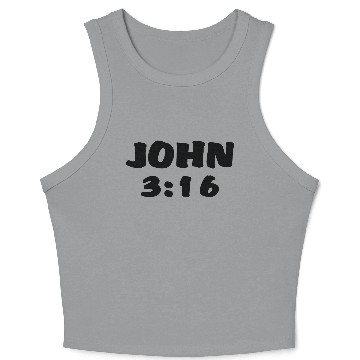 Discover John 3 16 Crop Tank Top