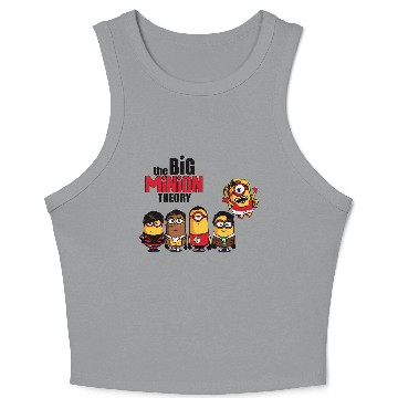 Discover The Big Minion Theory Crop Tank Top