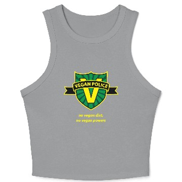 Discover Vegan police scott pilgrim Crop Tank Top