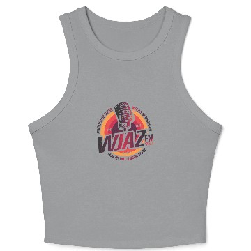Discover Vintage Radio WJAZ Crop Tank Top