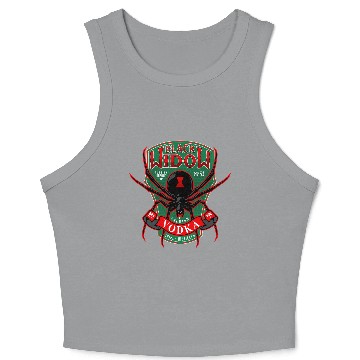 Discover Black Widow Vodka Crop Tank Top