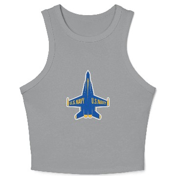 Discover blue angels Crop Tank Top