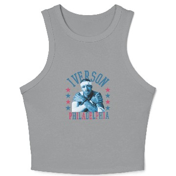 Discover Bradley Cooper Allen Iverson Philadelphia Crop Tank Top