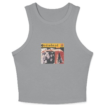 Discover Radiohead Band Creep Vintage Crop Tank Top