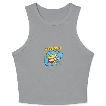 Discover ACTUARY Gifts Crop Tank Top