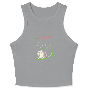 Discover Vintage 1988 Bob Dylan Crop Tank Top Crop Tank Top