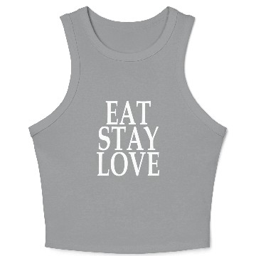 Discover EAT STAY LOVE Crop Tank Top