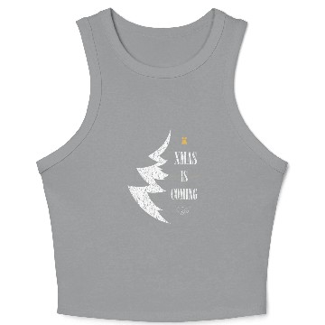 Discover Christmas Tree | Winter Xmas Elves Costume Crop Tank Top