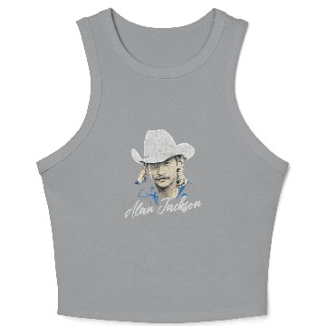 Discover Alan Jackson Crop Tank Top