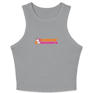 Discover Dunkin Deez Nuts Crop Tank Top
